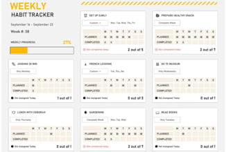 design a habit tracker workbook goal setting planner ebook veterinary brochure