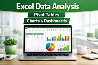 do professional excel pivot tables charts and dashboards