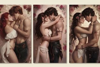 design semi realistic couple art nsfw art couple illustration dark romance