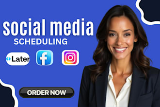 content creation schedule post buffer social media calender  project manager