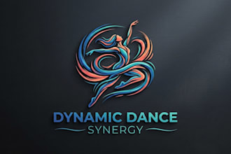 design a creative and dynamic dance logo for your brand