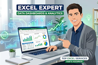 do excel data cleaning, formatting and data analysis