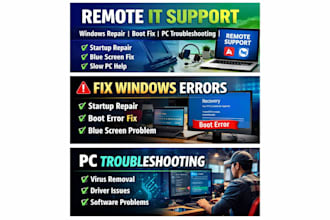 remove viruses and optimize your windows PC remotely