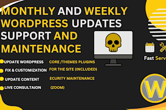 manage and maintain your wordpress website securely