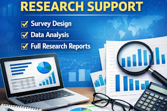 help with quantitative research design and analysis