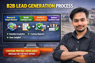 do targeted b2b lead generation, web research and build email list