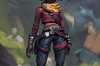 design game character and sprite animations