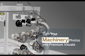 professionally edit machinery, equipment, and industrial product images
