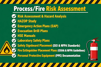 make site specific safety plan, hse n risk assessment report
