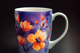 create wonderful coffee mug, tumbler, drinkware designs