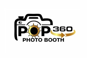 design wonderful photobooth logo with unlimited revisions