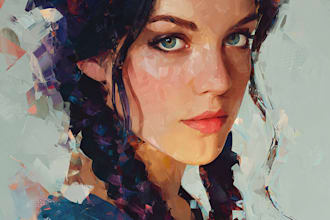 renaissance art oil painting portrait