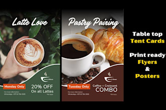 design restaurant branding materials that attract customers