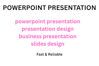 create professional presentations for your projects