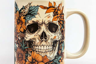 do mug design for you