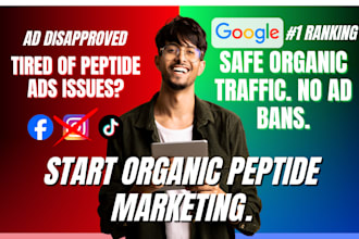 do peptide marketing and rank your store with organic SEO