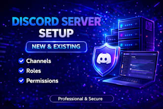 set up a professional discord server