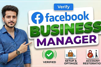 fix facebook business manager or provide immortal bm fast