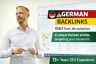 do HQ german backlinks from de sites I deutsche link building