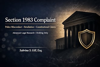 draft your section 1983 civil rights violation lawsuit complaint