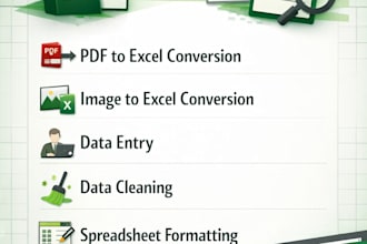 convert PDF or scanned pages to excel, CSV or google sheets
