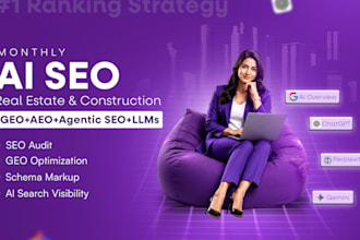 do ai SEO aeo GEO and llms optimization for real estate and construction sites