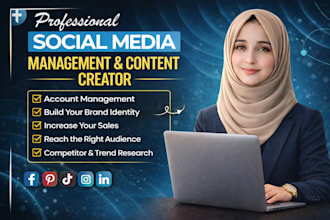 professional  social media manager and content creator