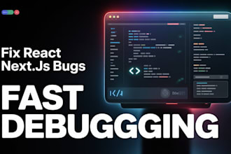 fix bugs in your react nextjs or react web apps quickly