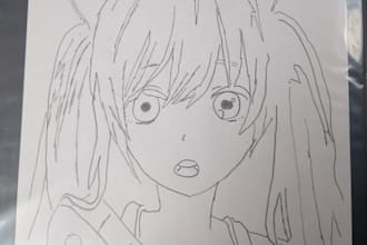 draw a custom hand drawn character sketch or illustration
