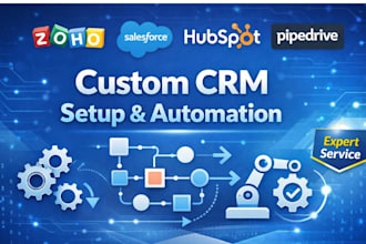 setup zoho CRM, zoho one, books, creator, desk, flow automation, forms, campaign