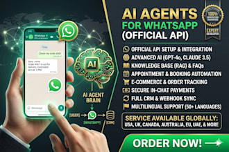 build whatsapp ai chatbots or whatsapp ai agents using whatsapp API