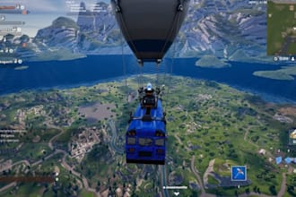 do battle royale fortnite map, horror map, ue5, death runs, 1v1 1v2 clutch, 3d