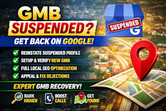 setup optimize google my business profile verification reinstate gmb
