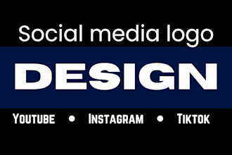 design a modern social media logo or profile picture