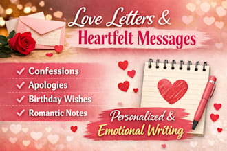 write a heartfelt love letter confession or birthday wish