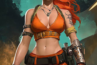 design you high quality game character sprites