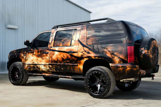 do van wrap, car wrap, vehicle wrap, car wrap design