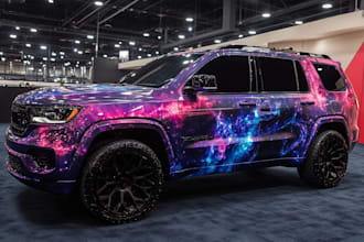 professional vehicle wrap design, car wrap