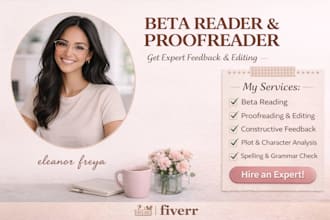 do book beta read and give extensive critique feedback and corrections