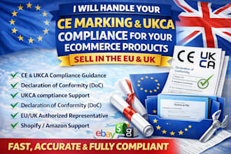handle ce marking and ukca compliance for your ecommerce products professionally