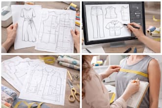 custom digital sewing patterns with grading for all types of garments