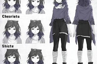 make anime portrait or anime sheet avatar for you pfp
