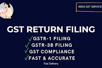 do gst return filing gstr1 gstr3b in india