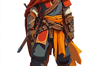 draw 2d game character or 2d game character