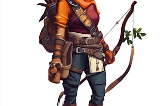 draw 2d game character or 2d game character