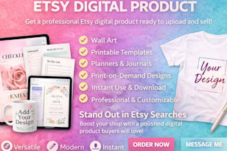 etsy digital planner etsy digital products etsy digital planner, etsy mockups