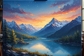 paint landscape in real oil painting on canvas free shipping