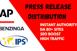 write press release and do top press release distribution