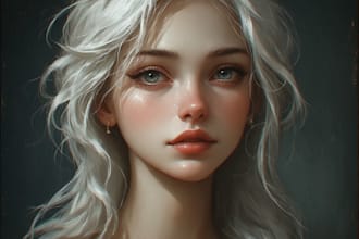 renaissance art oil painting portrait