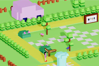 create website using threejs, blender for 3d, gsap for animation